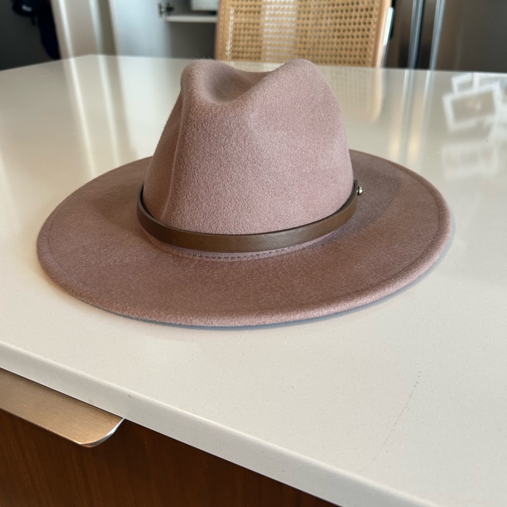 Free People boho fedora brown wool
